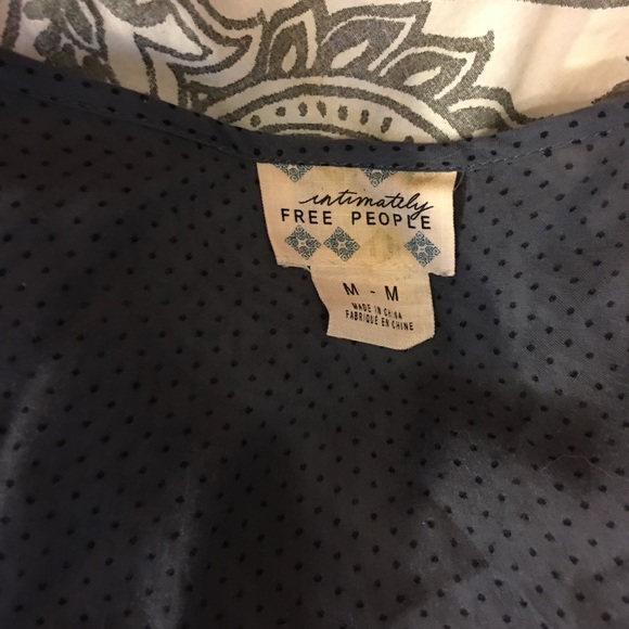 Blue Free People Tunic Mini Dress - Picture 3 of 3